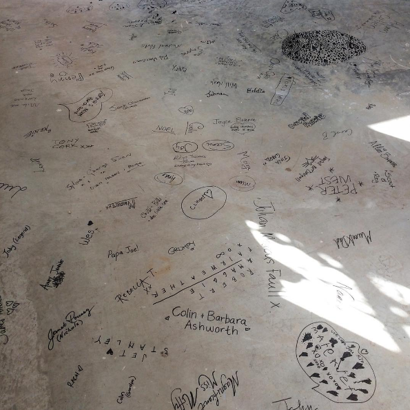 The Departure memorial floor project, Castlemaine 2017